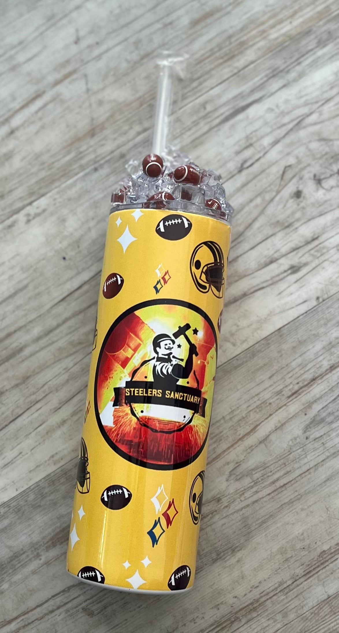 Steelers Sanctuary 20 oz Decorated Double Wall Tumbler